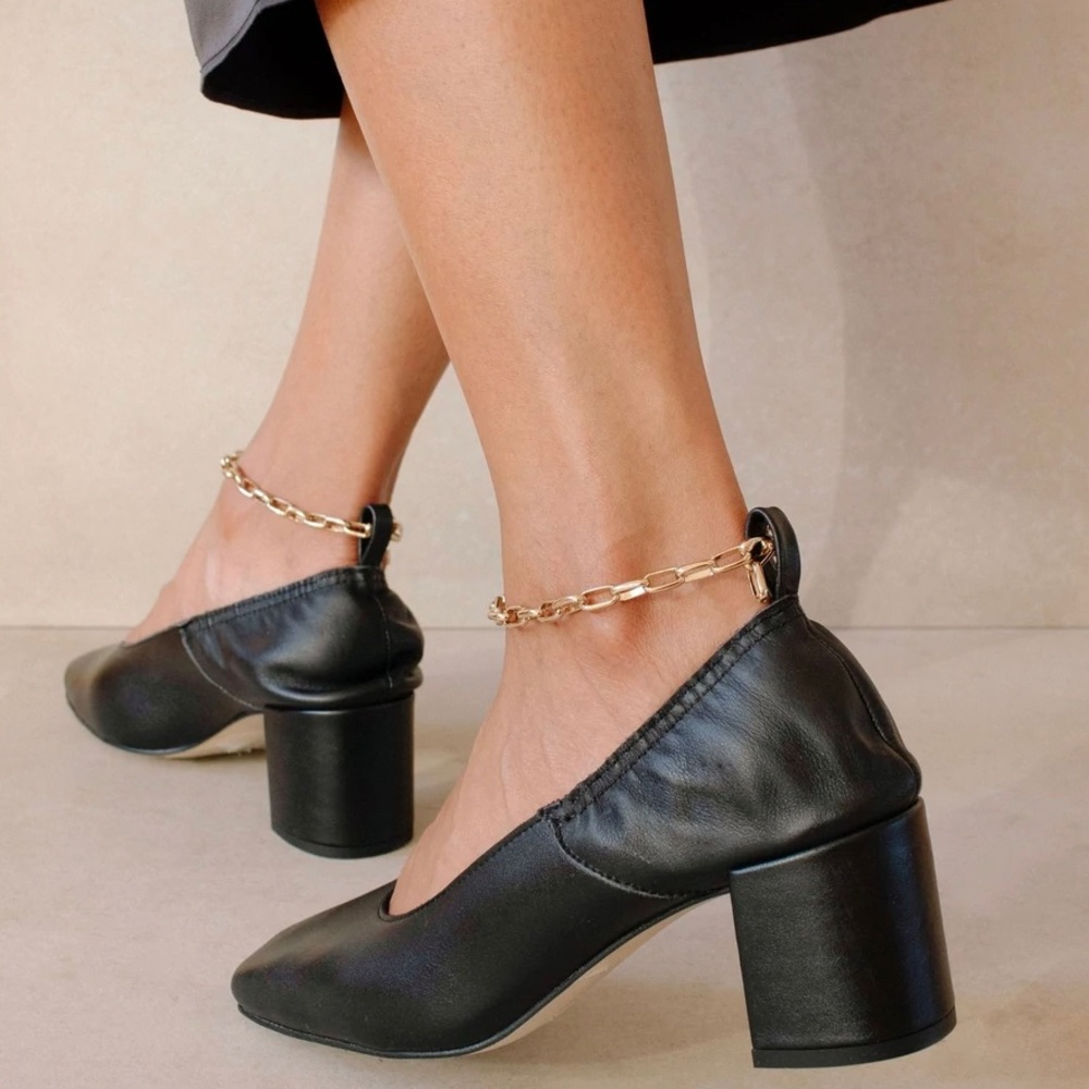 Alohas agent anklet black shoes